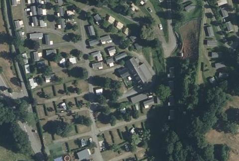 Vue aérienne du Camping International à Esquièze-Sère