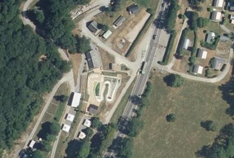 Vue aérienne du Camping International le Refuge à Arreau