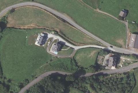 Vue aérienne du Camping Ixtila à Larrau
