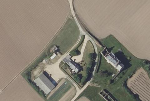 Vue aérienne du Camping Kerlaudy à Plouénan