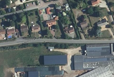 Vue aérienne du Camping l’Arada Parc à Sonzay