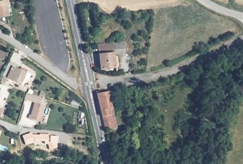 Vue aérienne du Camping l’Ardecho à Saint-Lager-Bressac