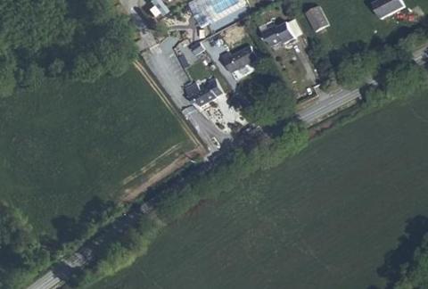 Vue aérienne du Camping l’Île de Kernodet à Saint-Molf