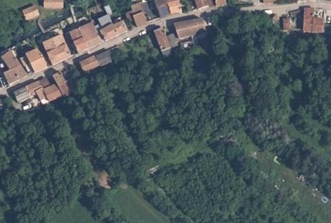 Vue aérienne du Camping l’Ilôt du Chail à Sansais