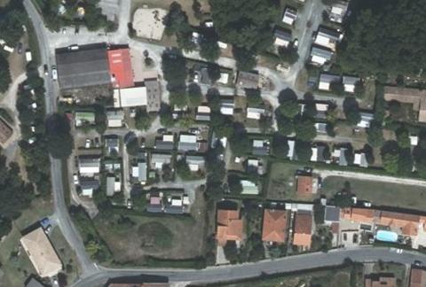 Vue aérienne du Camping l’Orée des Bois à Royan