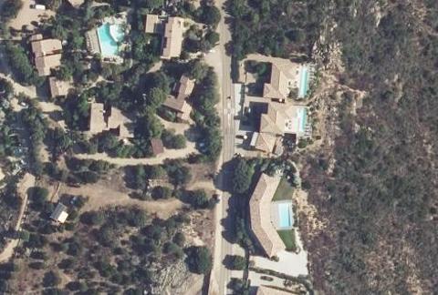 Vue aérienne du Camping l’Oso à Porto-Vecchio