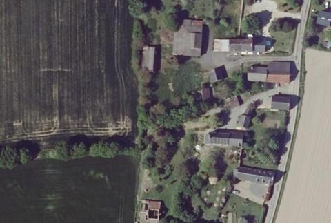 Vue aérienne du Camping la Baie du Mont Saint Michel à Céaux