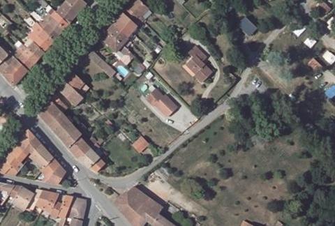 Vue aérienne du Camping la Bastide à Mazères