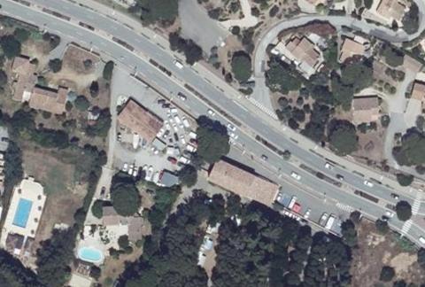 Vue aérienne du Camping la Beaumette à Sainte-Maxime