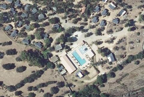 Vue aérienne du Camping la’Bel Balagne à Belgodère