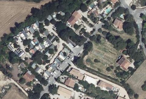 Vue aérienne du Camping la Bergerie à Gémenos