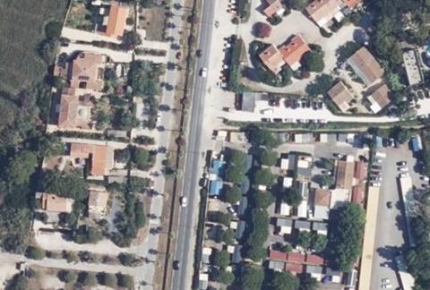 Vue aérienne du Camping la Bergerie Plage à Hyères