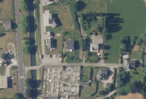 Vue aérienne du Camping la Bourie à Hèches