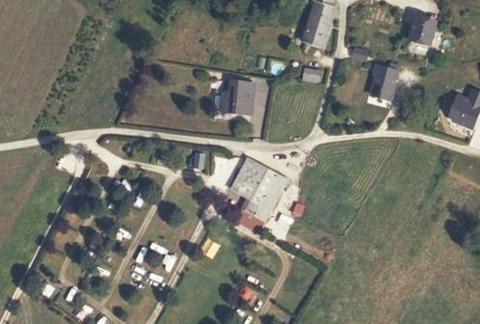 Vue aérienne du Camping la Bruyere à Saint-Jean-de-Couz