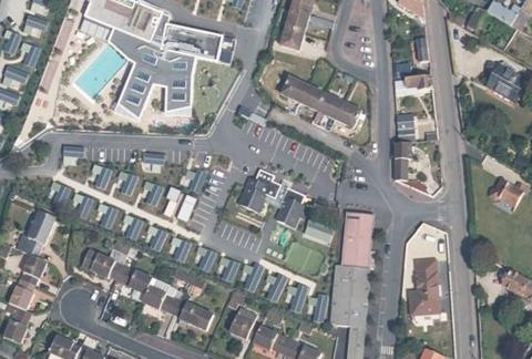 Vue aérienne du Camping la Capricieuse à Luc-sur-Mer