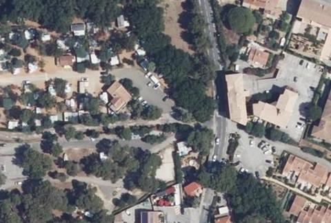 Vue aérienne du Camping la Célinette à Bormes-les-Mimosas