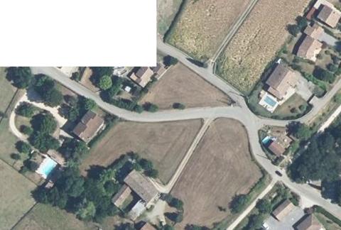 Vue aérienne du Camping la Chapoulière à Ruoms