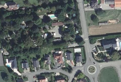 Vue aérienne du Camping la Chaumière à Heimsbrunn