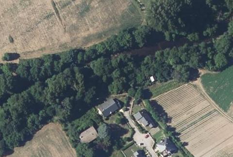 Vue aérienne du Camping la Claparède à Saint-Jean-du-Bruel