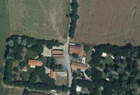 Vue aérienne du Camping la Clé des Champs à Luçon