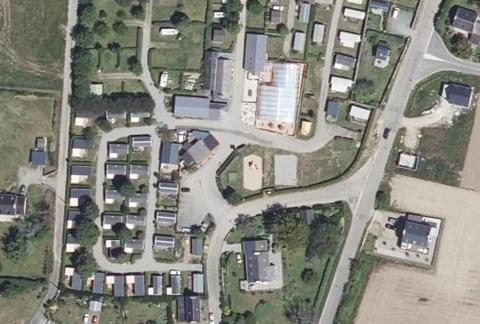 Vue aérienne du Camping la Corniche à Plozévet
