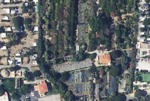 Vue aérienne du Camping la Croix du Sud à Le Barcarès