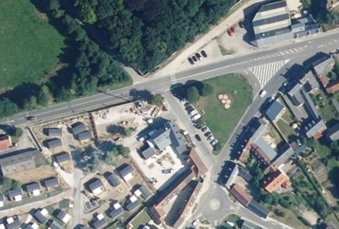 Vue aérienne du Camping la Croix l’Abbé à Saint-Valery-sur-Somme