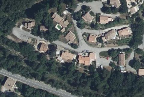 Vue aérienne du Camping la Ferme de Castellane à Castellane