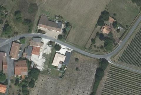 Vue aérienne du Camping la Ferme de Chez Filleux à Arces
