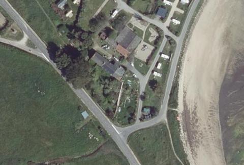 Vue aérienne du Camping la Ferme du Bord de Mer à Gatteville-le-Phare