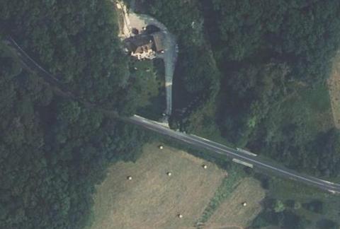 Vue aérienne du Camping la Ferme Meslandaise à Mesland