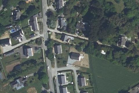 Vue aérienne du Camping la Fontaine à Guérande