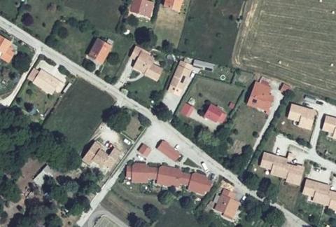 Vue aérienne du Camping la Garrigue à La Faurie