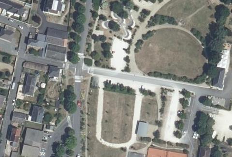 Vue aérienne du Camping la Gâtine à Bléré