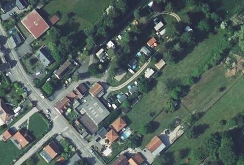 Vue aérienne du Camping la Gentilhommière à Saméon