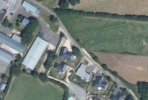 Vue aérienne du Camping la Grange de Monteillac à Sévérac l’Église