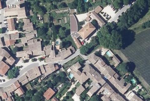 Vue aérienne du Camping la Graville à Saou