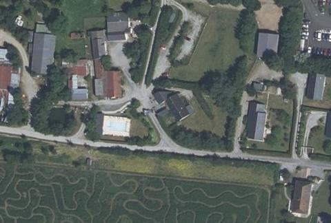 Vue aérienne du Camping la Guyonnière à Mauges-sur-Loire