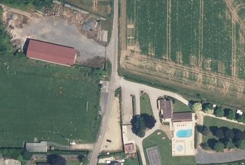 Vue aérienne du Camping la Halte de Mainville à Ressons-le-Long