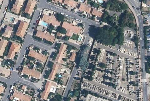 Vue aérienne du Camping la Maïre à Sérignan
