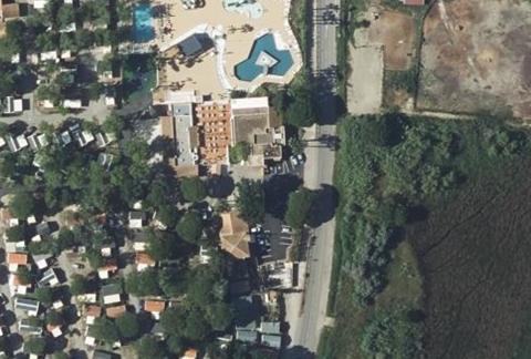 Vue aérienne du Camping la Marine à Le Grau-du-Roi