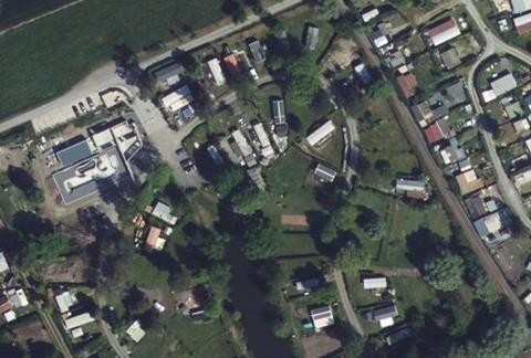 Vue aérienne du Camping la Marlière à Féchain