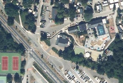 Vue aérienne du Camping la Nublière à Doussard