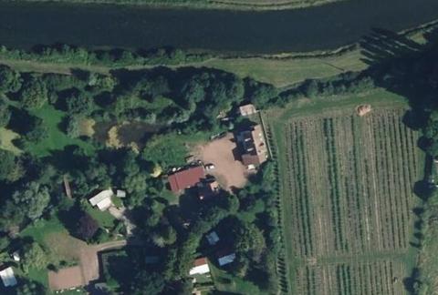 Vue aérienne du Camping la Renardiere à Sailly-Laurette