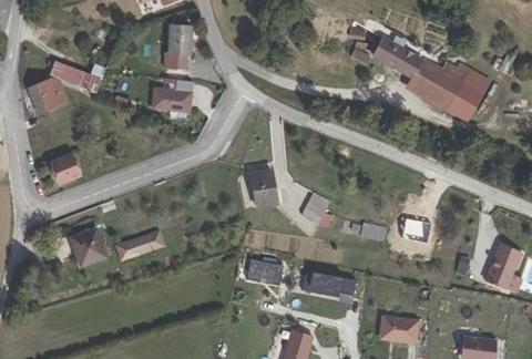 Vue aérienne du Camping la Saline les Bords de Loue à Arc-et-Senans