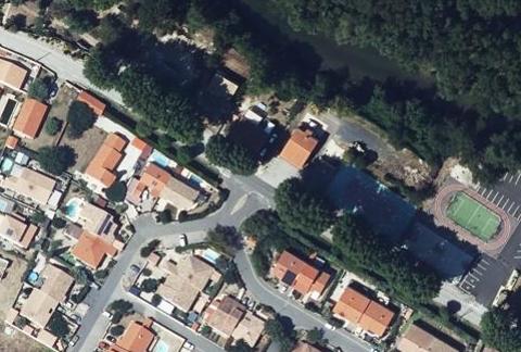Vue aérienne du Camping la Tour de France à Latour-de-France
