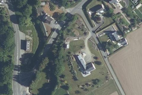 Vue aérienne du Camping la Tourelle à Plémy