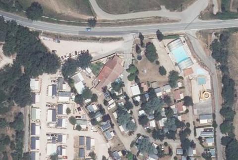 Vue aérienne du Camping la Vidaresse à Sainte-Anastasie-sur-Issole