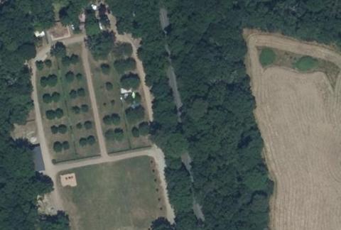 Vue aérienne du Camping le Bois du Bouquet à Moutiers-les-Mauxfaits
