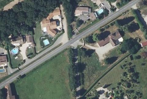 Vue aérienne du Camping le Bontemps à Vernioz